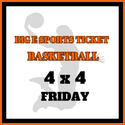 *Big E Sports Ticket | Basketball | CBB | Daily NCAA Tournament 4-Pack (Friday)