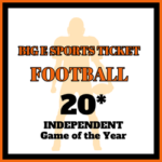 ***Big E Sports Ticket | Football | CFB | 20* INDEPENDENT GOY (Saturday)