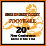 ***Big E Sports Ticket | Football | CFB | 20* NON CONF GOY (Saturday)