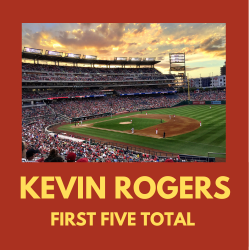 Kevin Rogers Saturday MLB F5 Total Winner