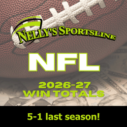 Nelly's | 2026-27 Green Sheet NFL O/U Win Totals